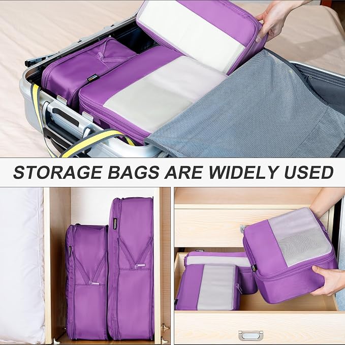 5 Set Compression Packing Cubes - Image 5