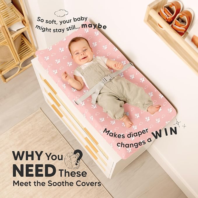 2-Pack Organic Changing Pad Covers - Image 2