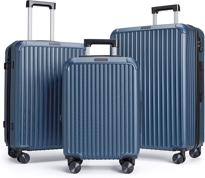 LIGHT FLIGHT Luggage Sets, Durable Hard Shell 3 Piece Set Suitcase by LIGHTFLIGHT