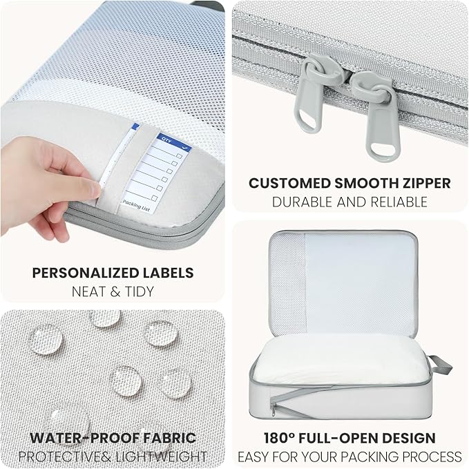 8 Set/6 Set/4 Set Compression Packing Cubes - Image 6