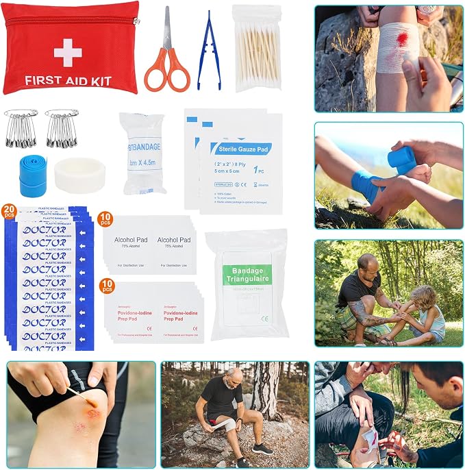 Survival Gear Professional Kit and Large Camping Backpack, First Aid Kit - Image 7