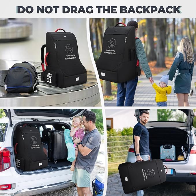 RAINSMORE Padded Car Seat Travel Bag - Image 7