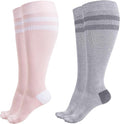 Momcozy Compression Socks for Women Wide Calf, 15-20mmHg Knee High Support by Momcozy
