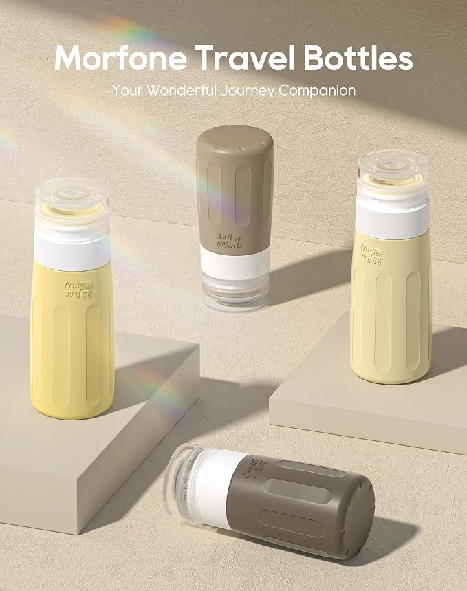 Morfone 16 Pack Silicone Travel Bottles Set - Image 2