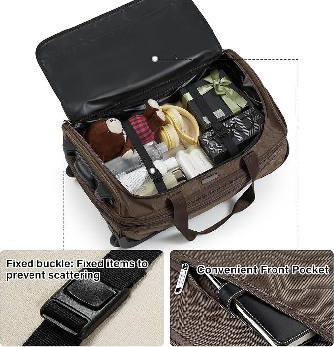Hanke Expandable Carry On Luggage Suitcases - Image 4