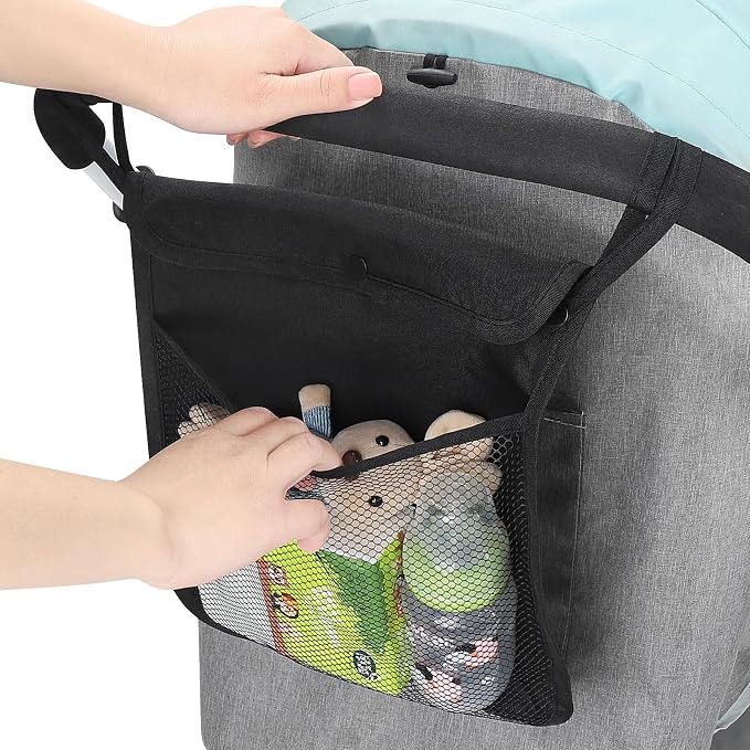 Accmor Universal Stroller Organizer, Mesh Bag Fits - Image 5