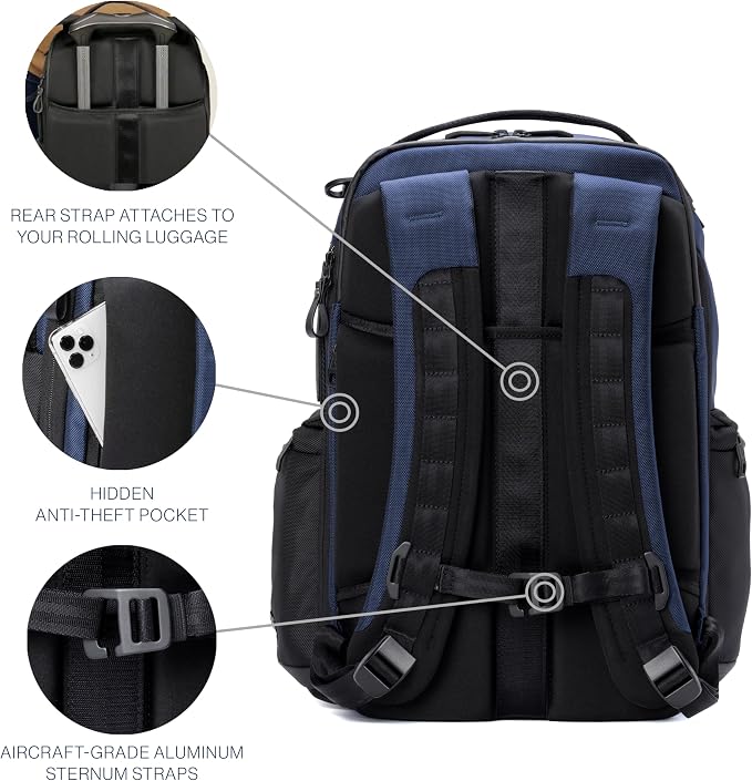 Travelpro Altitude Large Expandable Travel Laptop Backpack 30-36L, 16 Inch - Image 5