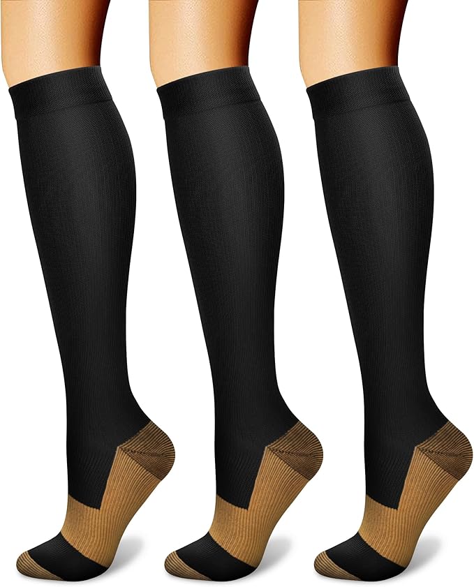 CHARMKING Compression Socks for Women & Men Circulation 15-20 mmHg is Best by CHARMKING