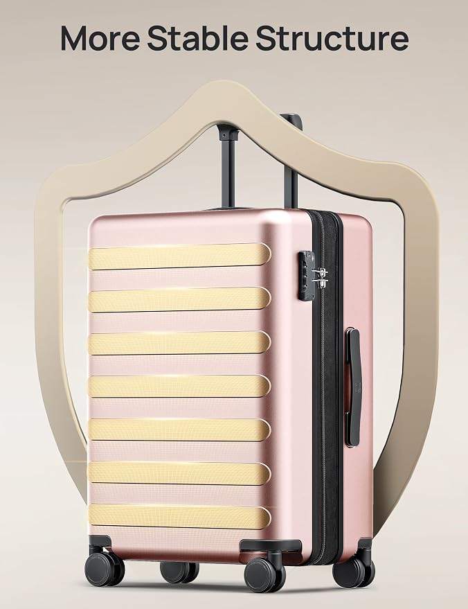 Carry on Luggage 22 X 14 X 9 Airline Approved, 20 Inch Luggage - Image 3