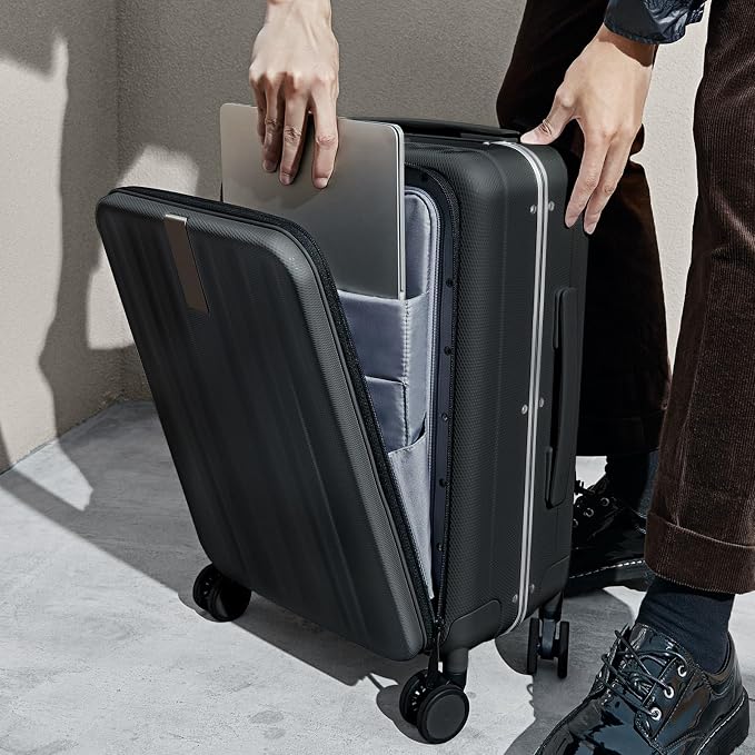 Hanke 20 Inch Carry On Luggage Hard Shell Suitcases - Image 9