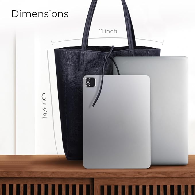 Italian Calf Leather Tote for Women - Image 2