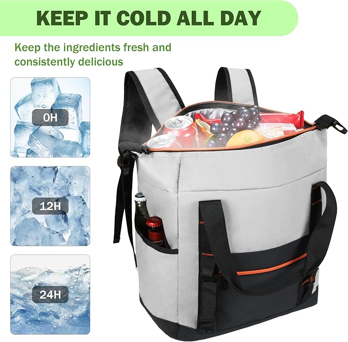 Tirrinia Cooler Backpack Waterproof Insulated - Image 3