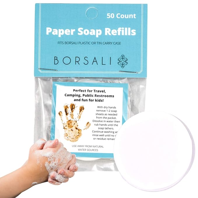 BORSALI Paper Soap Sheets by Borsali