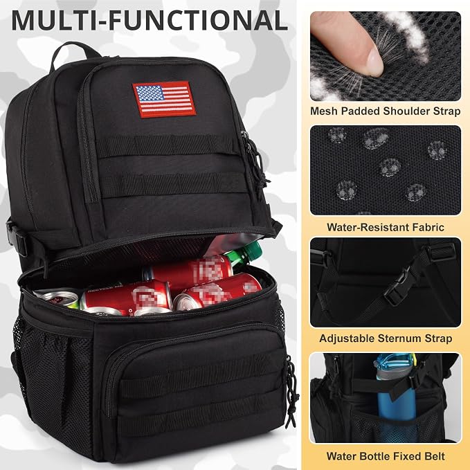 Tactical Double Deck Cooler Backpack - Image 5