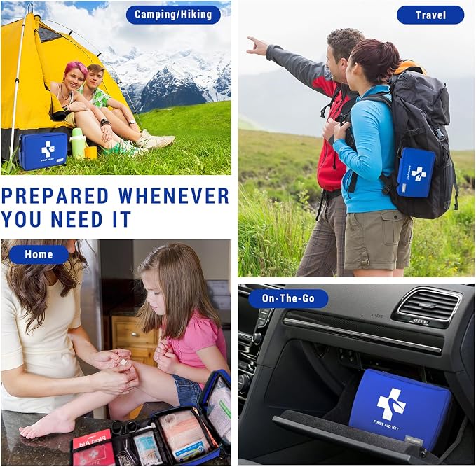 300 PCS First Aid Kit for Home, Businesses, Sports & Outdoor, Premium - Image 7