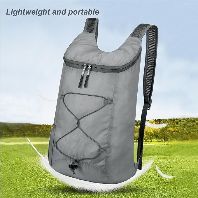 16L Hiking Daypack Lightweight Foldable Travel Backpack Water Repellent Camping - Image 5