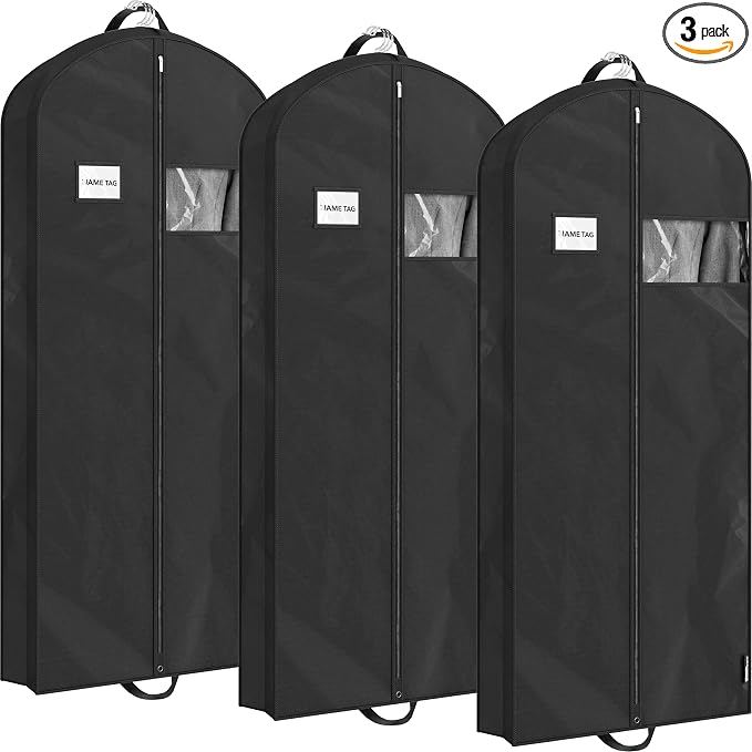 Simple Houseware 60-Inch Travel Garment Bag, 3 Pack by SimpleHouseware