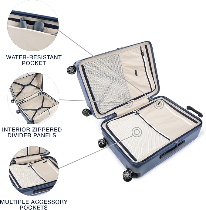 Travelpro Platinum Elite Hardside Expandable Checked Luggage, 8 Wheel Spinner - Image 5