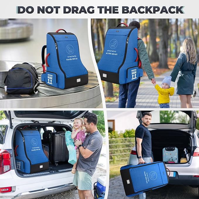 RAINSMORE Padded Car Seat Travel Bag - Image 7