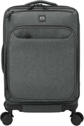 TravisMathew Quad Carry-On Spinner TMB400, Graphite Heather by TravisMathew