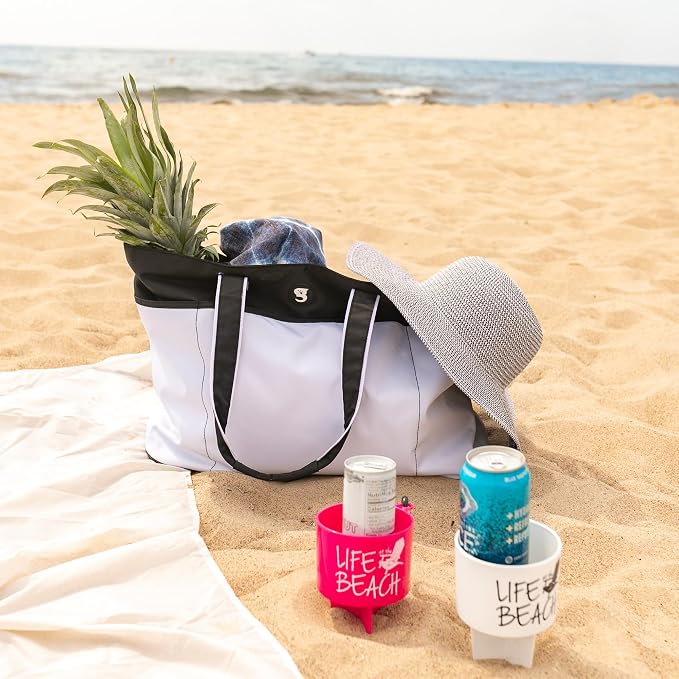 geckobrands Oversized Beach Tote – Large and Stylish Beach Bag - Image 6