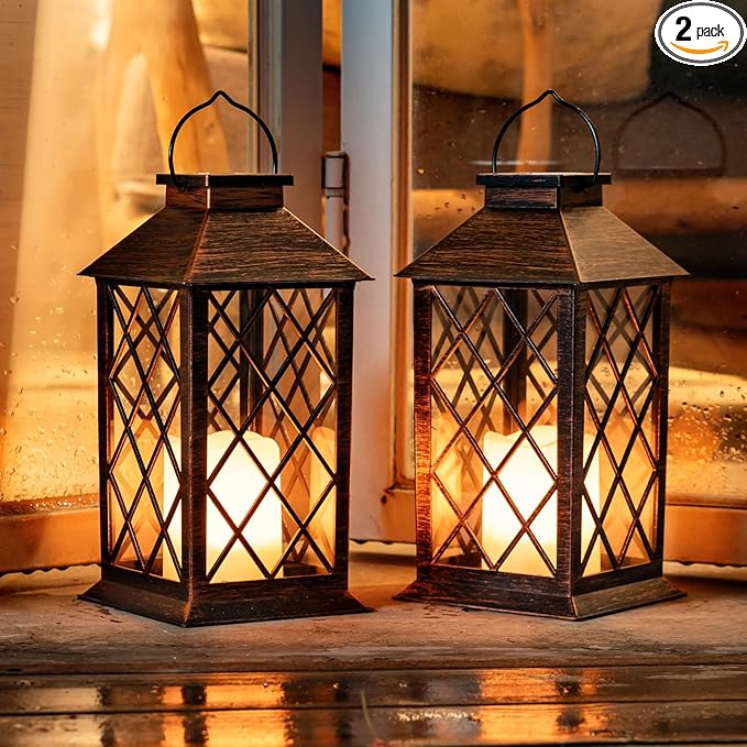Homemory Solar Lanterns Outdoor Waterproof Hanging by Homemory