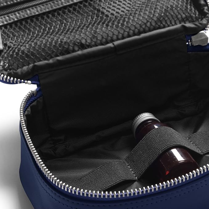 Leatherology Navy Blue Small Travel Organizer - Image 2