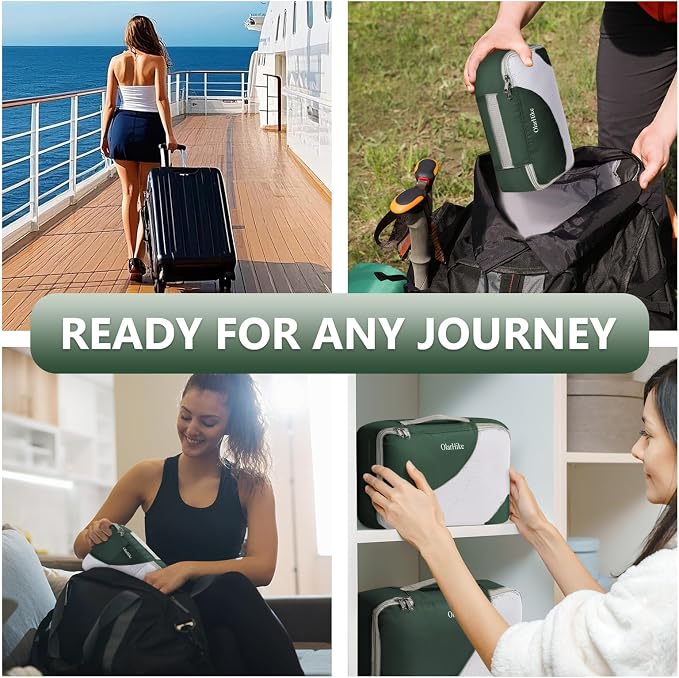 8 Set Packing Cubes for Travel, Gifts for Women Mom, Anti-Tearing Suitcase - Image 6
