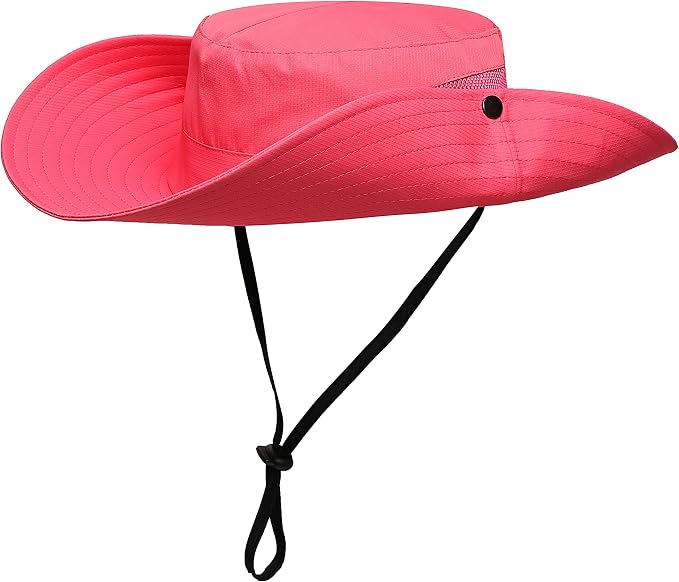 Womens Summer Sun Hat Beach Hat Wide Brim Outdoor UV Protection Hat Foldable - Image 5