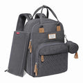 RUVALINO Diaper Bag Backpack, Large Capacity, Waterproof, Dark Gray by RUVALINO