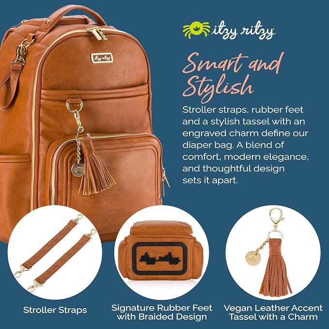 Itzy Ritzy Diaper Bag Backpack – Large Capacity Boss Plus Baby Backpack Diaper - Image 7