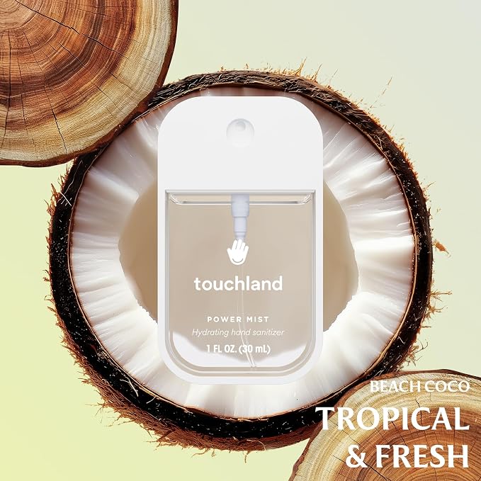 Touchland Power Mist Hydrating Hand Sanitizer Spray, TROPICAL Trio Set - Image 5