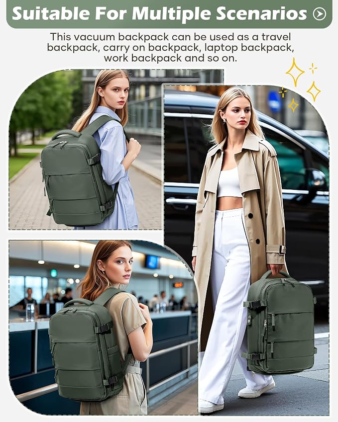 Vacuum Backpack Travel Laptop Backpacks - Image 8