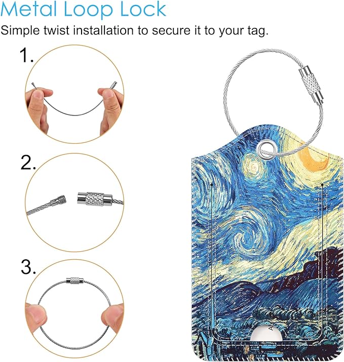 Fintie Luggage Tags, Privacy Cover ID Label - Image 2
