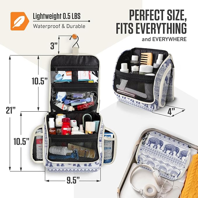 VENTURE 4TH Hanging Travel Toiletry Bag - Image 2