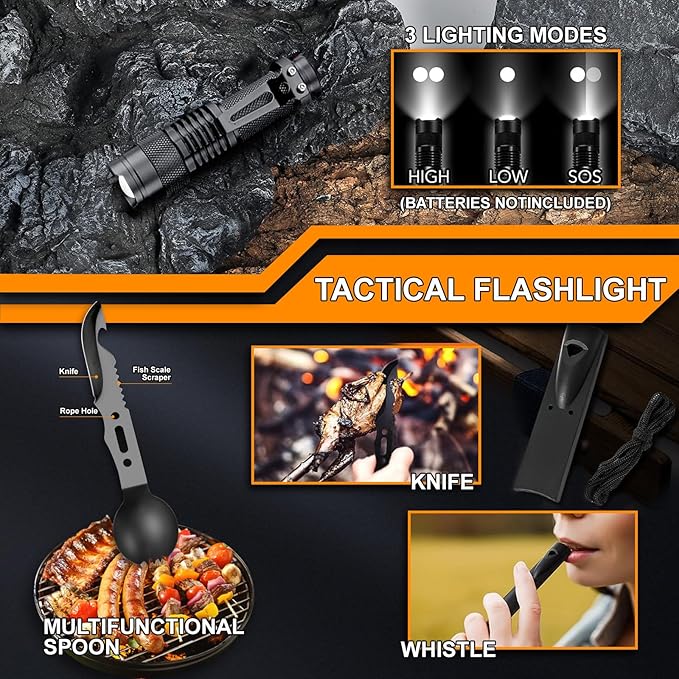 Gifts for Men Dad Him Birthday Christmas Fathers Day, Cool Gadget/Survival Gear - Image 4