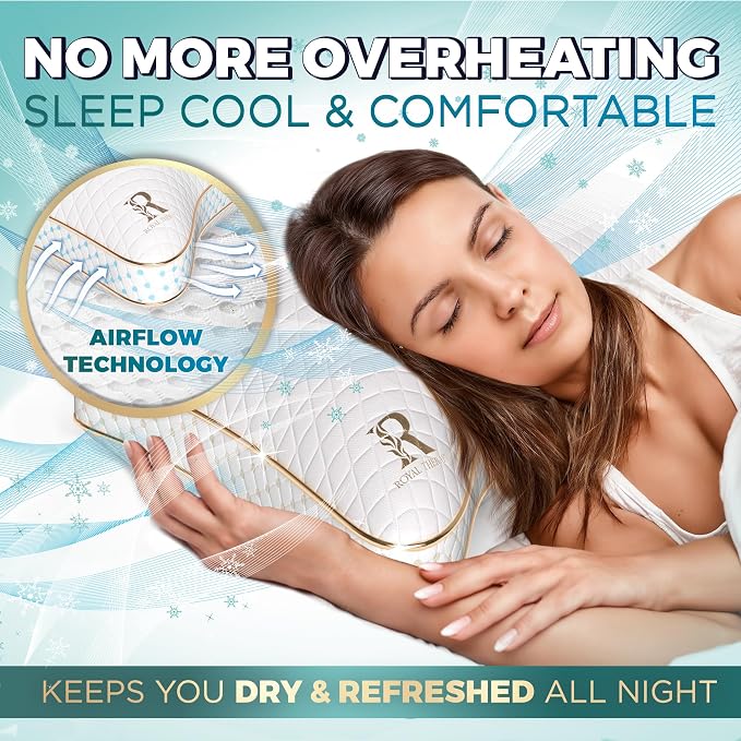 Royal Therapy Queen Memory Foam Pillows - Image 5