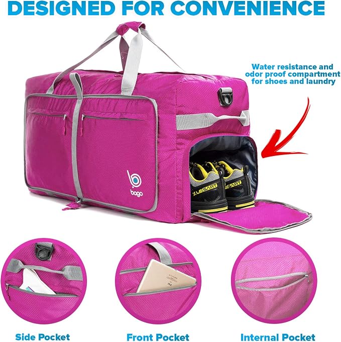 Bago Large Foldable Duffel Bags - Image 3