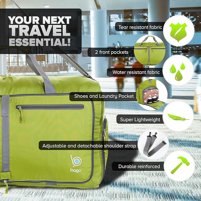 Bago Large Foldable Duffel Bags - Image 3