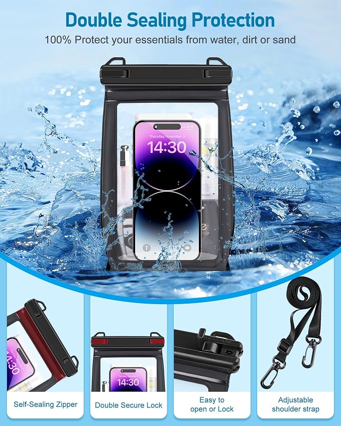 Large Capacity Waterproof Phone Pouch, Floating Dry Bag - Image 4