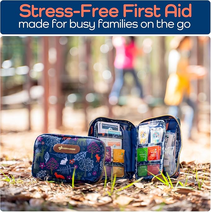 KeepGoing Travel First Aid Kit for Kids – 130 Pc. for Car, Diaper Bag & Backpack - Image 4