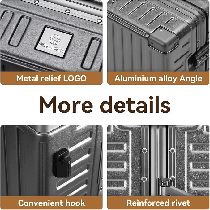 ROAMING Zipperless Luggage 28 Inch - Image 6