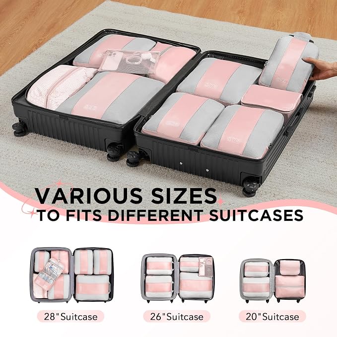 10 Set Compression Packing Cubes - Image 7