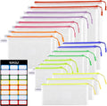 18 Pack 8 Size Mesh Zipper Pouch Bags, Waterproof Zipper Bags by YOPCDJ