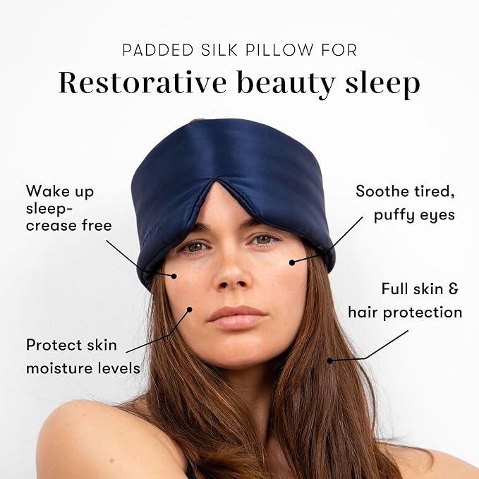 DROWSY Silk Sleep Mask. Face-Hugging, Padded Silk Cocoon - Image 5