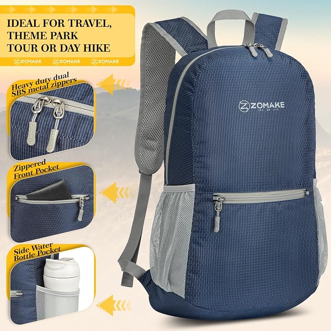 ZOMAKE Ultra Lightweight Hiking Backpack 20L - Image 4