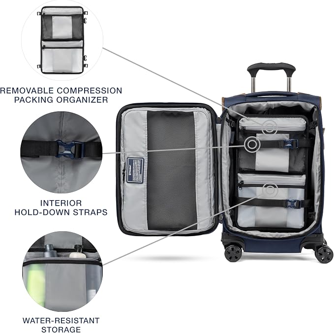 Travelpro Crew Classic Lightweight Softside Expandable Carry on Luggage - Image 5