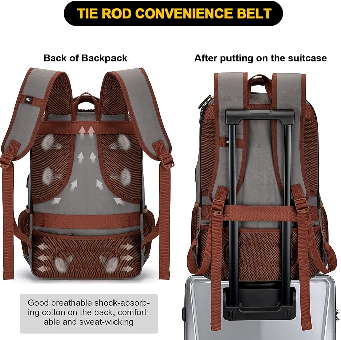 Tzowla Canvas Laptop Backpack, Bag - Image 6