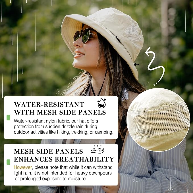 TOP-EX XL/XXL Women’s Wide Brim Bucket Sun Hat - Image 5