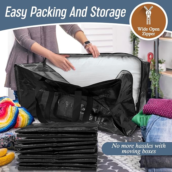 6 Pack Extra Heavy Duty Large Moving Bags - Image 5